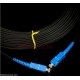 SC to SC single core single 20 meters FTTH cables Fiber Optic jumper for outdoor
